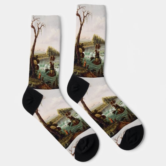 Falls of Saint Anthony by Henry Lewis Socken (Rechts)