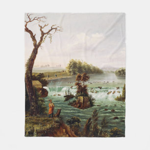 Falls of Saint Anthony von Henry Lewis Fleecedecke