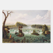 Falls of Saint Anthony von Henry Lewis Geschenkpapier Set (Vorderseite 2)