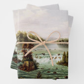 Falls of Saint Anthony von Henry Lewis Geschenkpapier Set (Beispiel)
