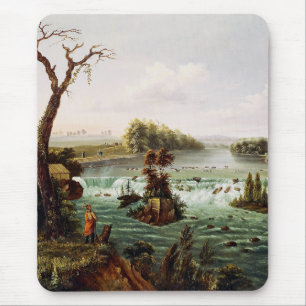 Falls of Saint Anthony von Henry Lewis Mousepad