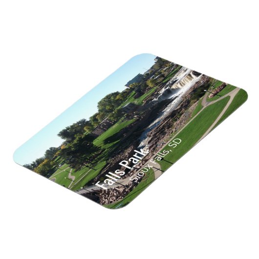 Falls Park, Sioux Falls, South Dakota Magnet (Linke Seite)