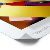 " FALLS RAINBOW AT NIGHT " von: Robert Singletary Poster (Ecke)