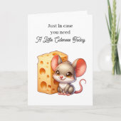 Falls Sie etwas Geschmack und einen Umarmungseffek Karte (Vorderseite)