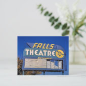 Falls Theater, Great Falls, Montana Postkarte (Stehend Vorderseite)