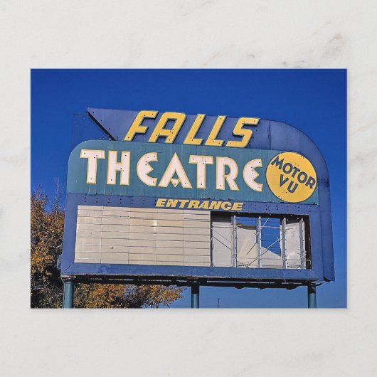 Falls Theater, Great Falls, Montana Postkarte (Vorderseite)