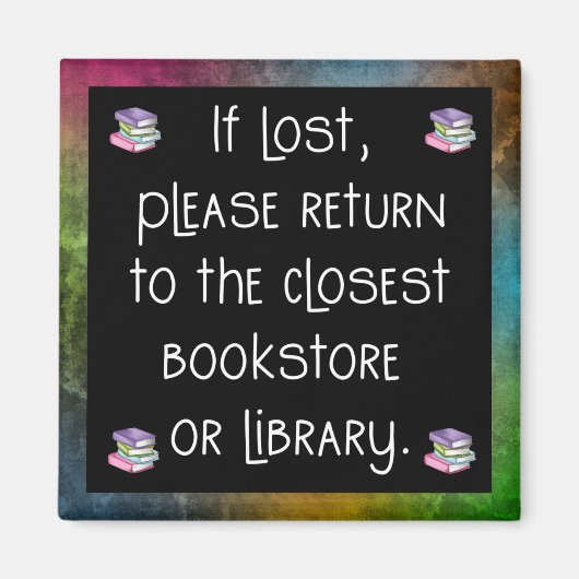 Falls verloren gegangen bitte Magnet zurückgeben (Vorne)