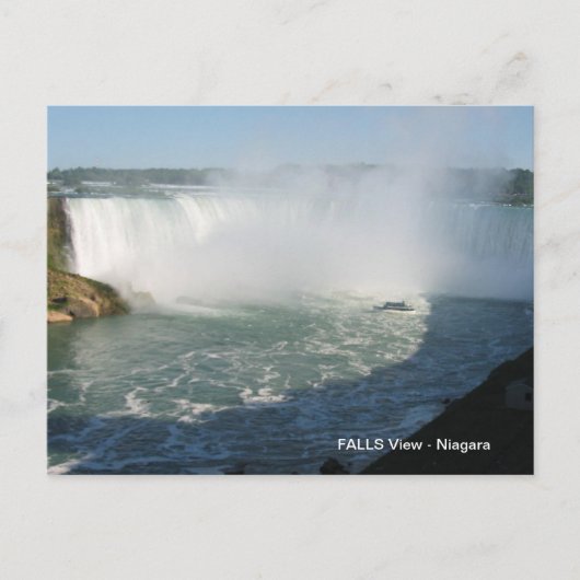 Falls View: Niagara USA Kanada Postkarte (Vorderseite)