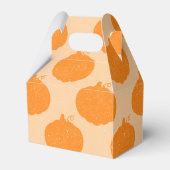 Fallsaison Pumpkin Zeichne benutzerdefinierten Tex Geschenkschachtel (Rückseite)