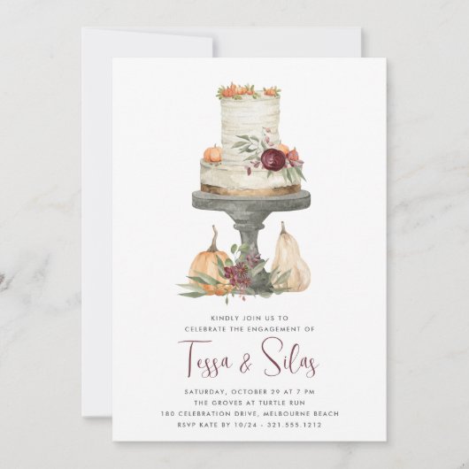 Fallschicht-Engagement-Partei Einladung (Vorderseite)