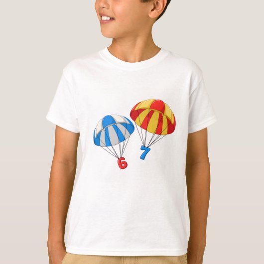 Fallschirm 6 7 T-Shirt (Vorderseite)