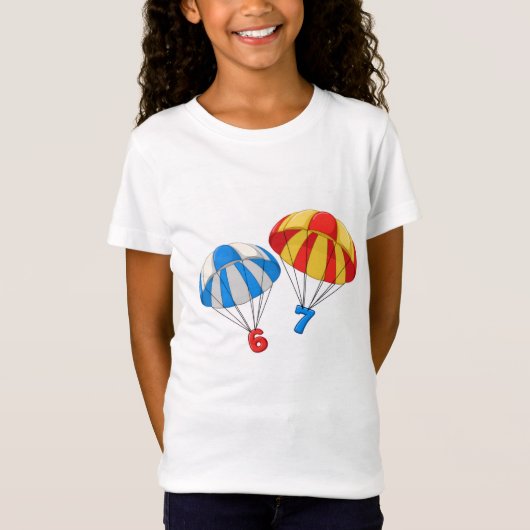 Fallschirm 6 7 T-Shirt (Vorderseite)