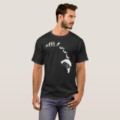 Fallschirm der Evolution Skydiving T-Shirt (Vorne ganz)