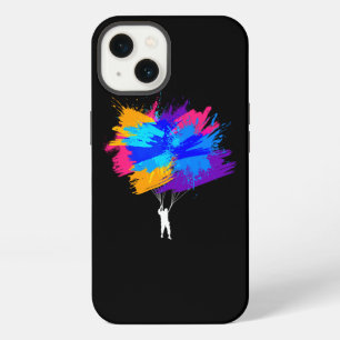 Fallschirm Farben Skydiver Fallschirmspringen iPhone 13 Hülle
