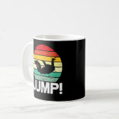 Fallschirm Retro Flugzeug Adrenalin Skydiver Kaffeetasse (Vorderseite Links)