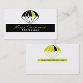 fallschirm visitenkarte (Vorne/Hinten)