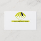 fallschirm visitenkarte (Rückseite)