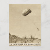 Fallschirmabstieg in der Somme Postkarte (Vorderseite)