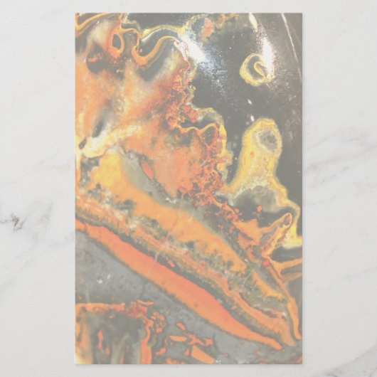Fallschirmdrehte Orange Stones Briefpapier (Vorderseite)