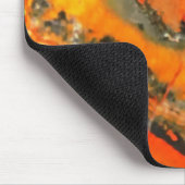 Fallschirmdrehte Orange Stones Mousepad (Ecke)