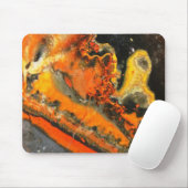 Fallschirmdrehte Orange Stones Mousepad (Mit Mouse)