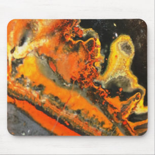 Fallschirmdrehte Orange Stones Mousepad