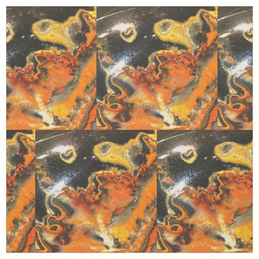 Fallschirmdrehte Orange Stones Stoff (Muster)