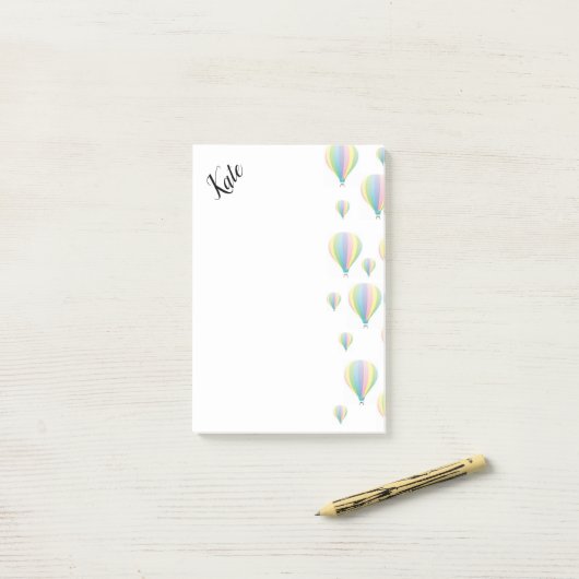 Fallschirme nach der Installation Post-it Klebezettel (Auf Schreibtisch)