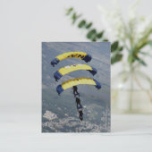 Fallschirme Postkarte (Stehend Vorderseite)