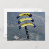 Fallschirme Postkarte (Vorne/Hinten)