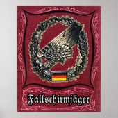 Fallschirmjaeger Poster (Vorne)