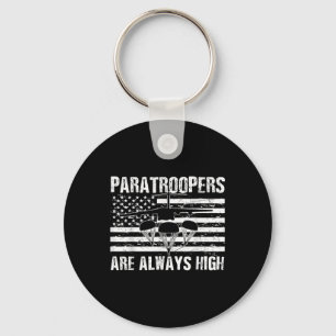 Fallschirmjäger, amerikanische Fahne US Army Soldi Schlüsselanhänger