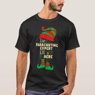 Fallschirmjäger-Experte Elf Weihnachtsmatching Fam T-Shirt