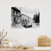 Fallschirmjäger in Carentan Frankreich Zweiter Wel Poster (Küche)