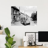 Fallschirmjäger in Carentan Frankreich Zweiter Wel Poster (Heimbüro)