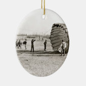 Fallschirmjäger-Landung Keramik Ornament (Rechts)