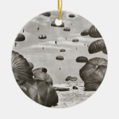 Fallschirmjäger-Landung Keramikornament (Vorne)