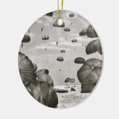 Fallschirmjäger-Landung Keramikornament (Links)