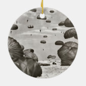 Fallschirmjäger-Landung Keramikornament (Hinten)