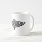 Fallschirmjäger Phantastische Im Flugzeug Soldaten Kaffeetasse (VorderseiteRechts)