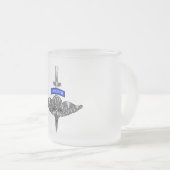 Fallschirmjäger Phantastische Im Flugzeug Soldaten Mattglastasse (VorderseiteRechts)