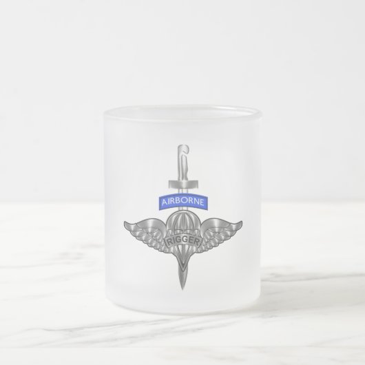 Fallschirmjäger Phantastische Im Flugzeug Soldaten Mattglastasse (Mittel)