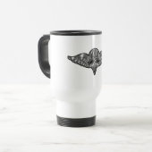 Fallschirmjäger Phantastische Im Flugzeug Soldaten Reisebecher (Vorderseite Links)