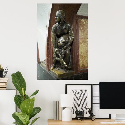 Fallschirmjäger Poster (Heimbüro)