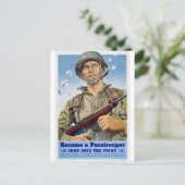 Fallschirmjäger Postkarte (Stehend Vorderseite)