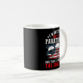 Fallschirmjäger US Army Veterans Day Soldier Ameri Kaffeetasse (VorderseiteRechts)
