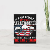 Fallschirmjäger US Army Veterans Day Soldier Ameri Karte (Vorderseite)