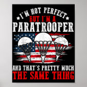 Fallschirmjäger US Army Veterans Day Soldier Ameri Poster (Vorne)