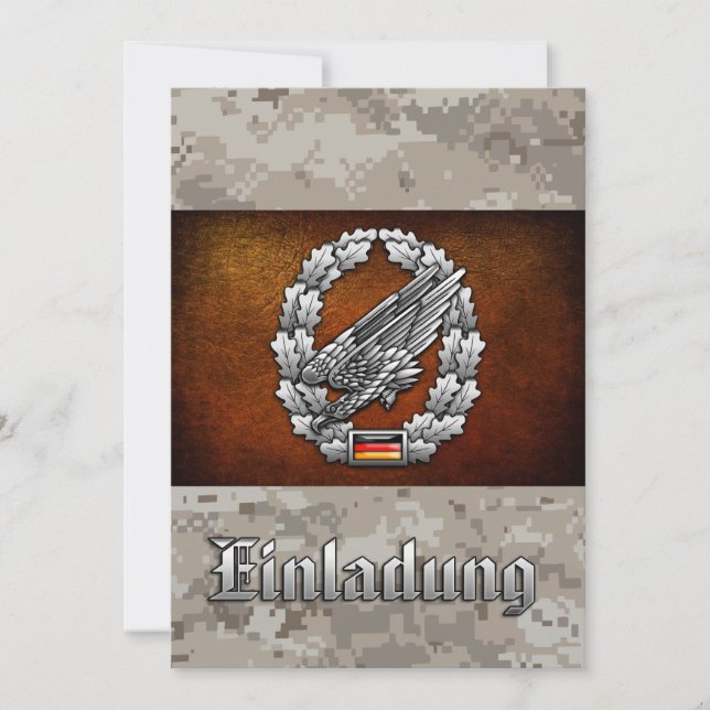 Fallschirmjägertruppe Barettab— (Vorderseite)