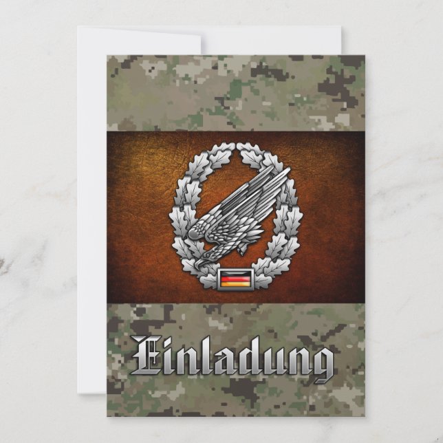 Fallschirmjägertruppe Barettab— (Vorderseite)
